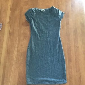 Gray Body Con Dress
